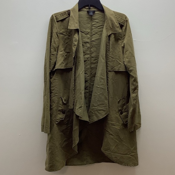 Joe & Elle Size Large Olive Green Women's Jacket With Front Pockets. Preloved - Picture 1 of 7
